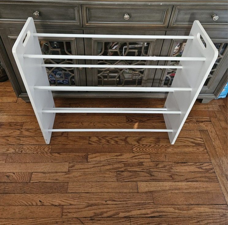 White Shoe Storage Rack Organizer