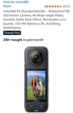 Insta360 ×4k action camera