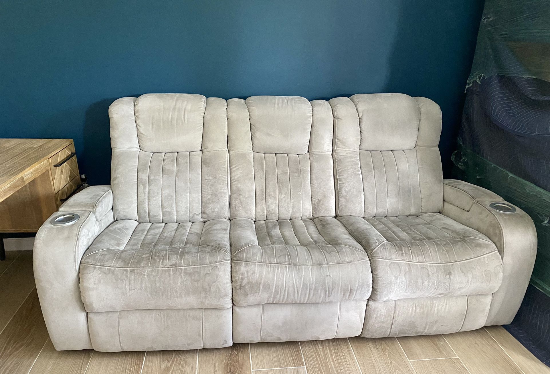 Gray Recliner Sofa And Loveseat