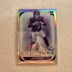 2025 Panini Phoenix Jaxson Dart Silver Contours RC