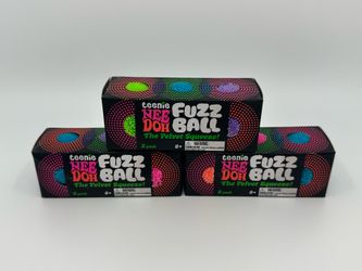 AUTHENTIC teenie Needoh Fuzz Ball 3 Pack