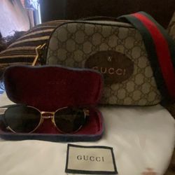 Gucci Bag And Gucci Glasses