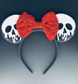 Melting Skull Mickey Ears