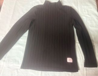 SHEIN Girls Black Mock Turtleneck Size 11Y