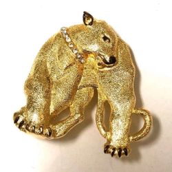 Gold Bear Brooch, Boutique Gift Ideas