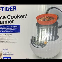 New In Box TIGER RICE  COOKER/warmer