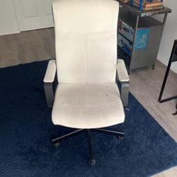 White And Black IKEA Office Chair
