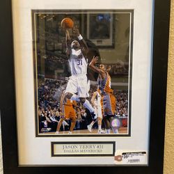 Dallas Mavericks Jason Terry #31 Framed Picture 