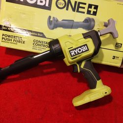 18 Volt Ryobi Caulk Adhesive Gun Tool Only $$65