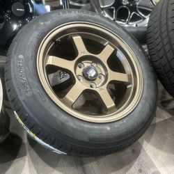 Avid Time Attack Bronze WHEELS (5x100) FITMENT: CIVIC, ACCORD, CAMRY, AND MORE!