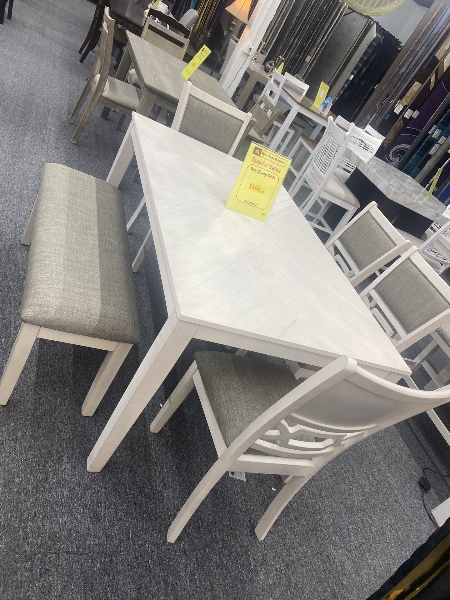 6pc Dinning Table $599