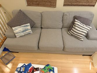 Santo Foam II Gray/Green 102" Sofa