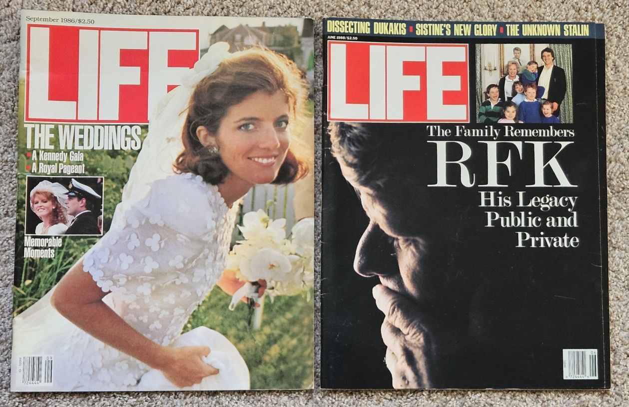 Lot Of 2 Life Magazines About Kennedy Family