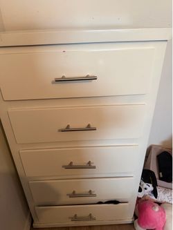 white dresser