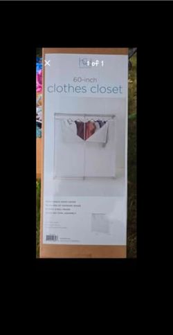 New in Original Packaging! 60-Inch Portable Clothes Closet