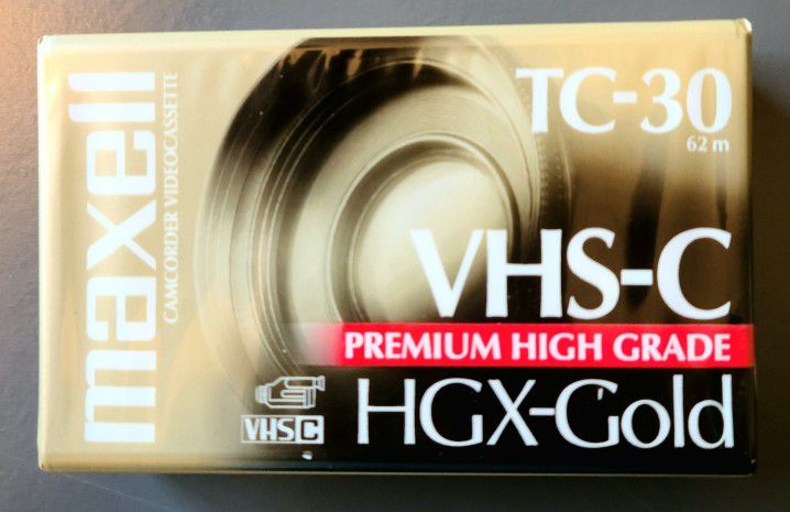 Maxell VHS-C HGX-Gold TC-30