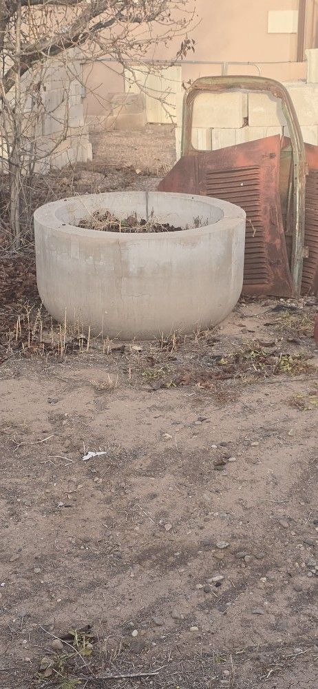 Concrete Flower Pot