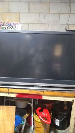 55-in Sony with remote projection needs bulb 50 bucks