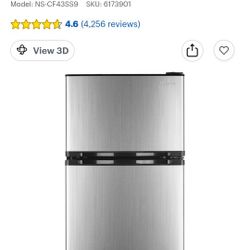 Large Mini Fridge With Top Freezer