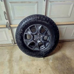 OEM Rims And Tires Off 2024 Lexus Gx550 Overtrail