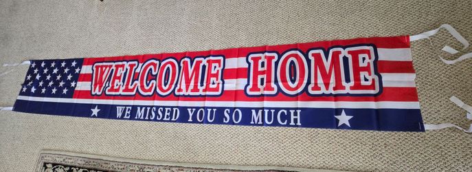 Welcome Home banner
