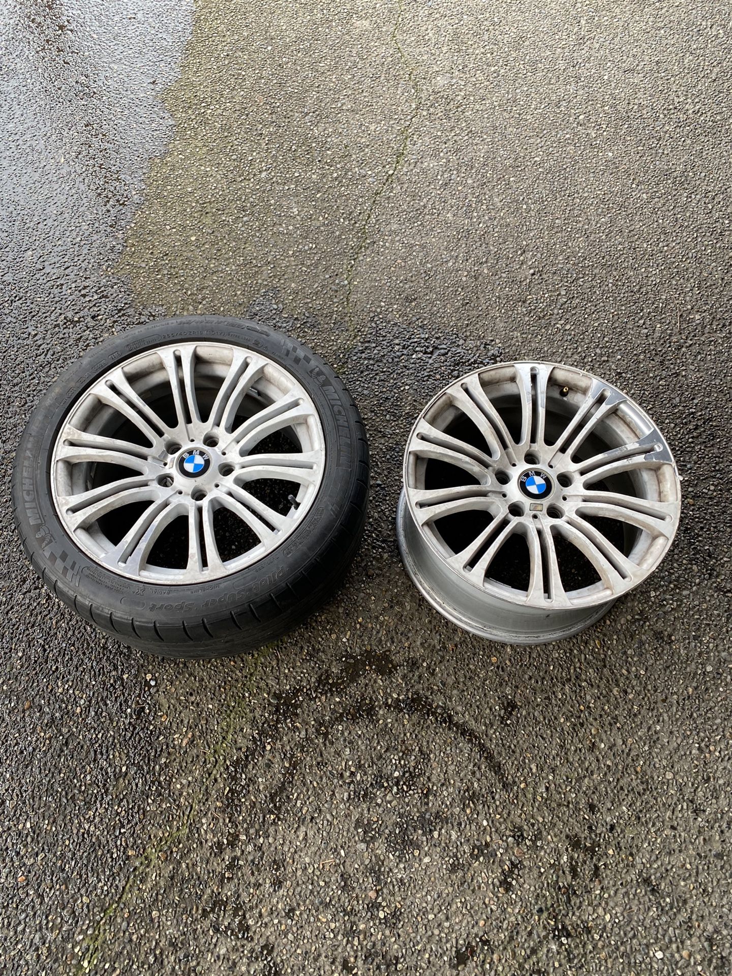 Two (2) 18” BMW Wheels 5x120 *Plasti Dipped*