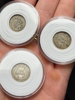 Wow 😮!! 1911 Barber Silver Dime Set – P, D & S Mint Marks – 90% Silver
