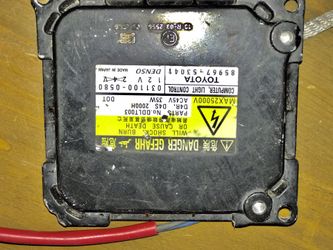 Lexus and Toyota Camry Prius Corolla ballasts and lights