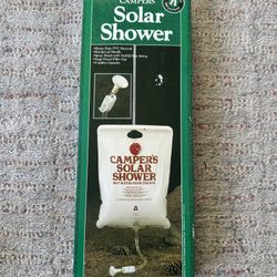 Camping solar shower
