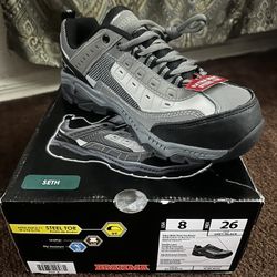 Brand New Brahma Seth Steel Tow Low Cut Men’s Working Boots Size 8