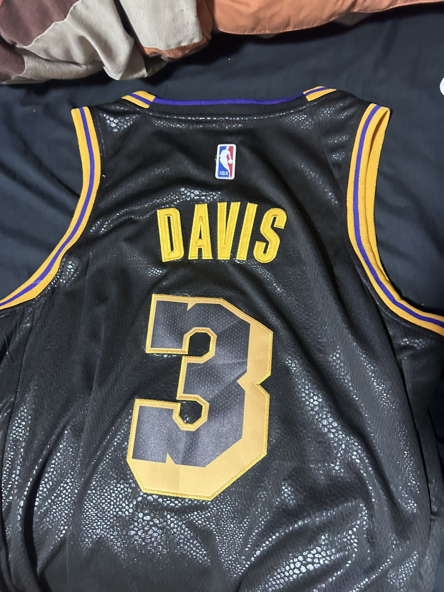 Anthony Davis “Snake Skin” Black Mamba Jersey