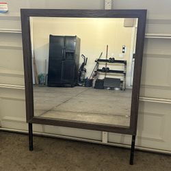 Dresser Mirror -grey
