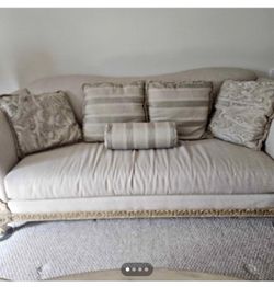 Moving Sale - Solid Wood Sofa