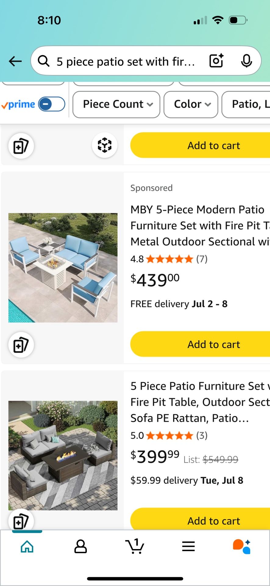 Patio Fire Pit Set