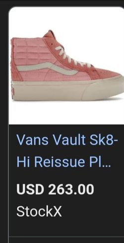 Vans Vault Sk8-Hi Reissue Pink Sneakers