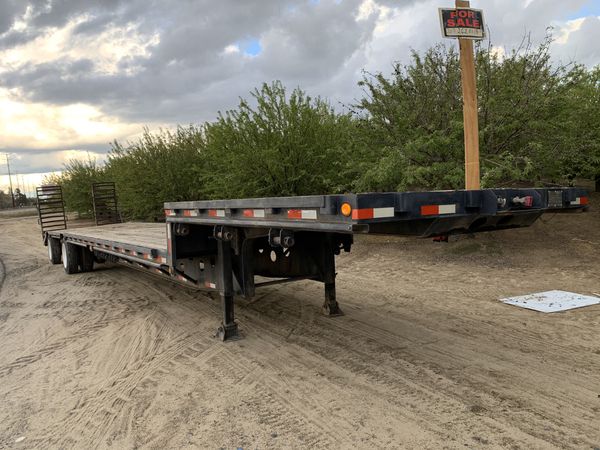 48ft Low Flatbed Trailer for Sale in Livingston, CA - OfferUp