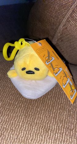 Gudetama Plush Keychain