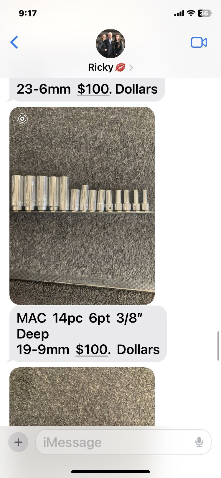 MAC 14 Piece 6PT 3/8” Deep 19 Thru 9 mm