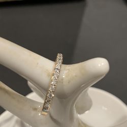 LADIES SIZE 9 DIAMOND 0.25 WEDDING BAND