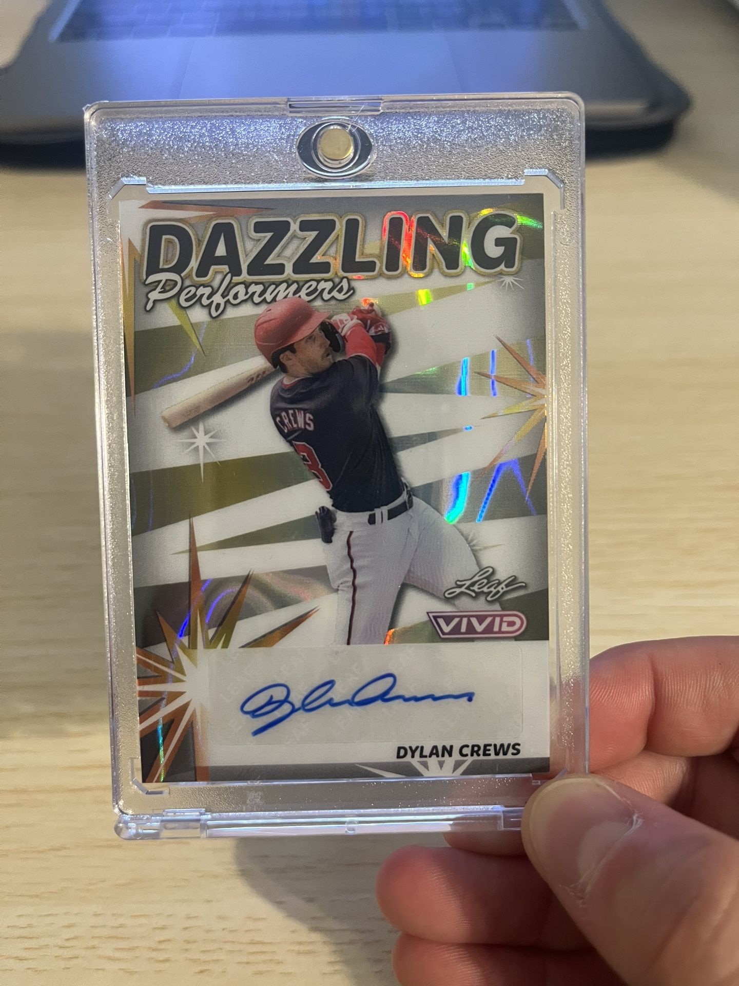 Dylan Crews Leaf Vivid Auto /6
