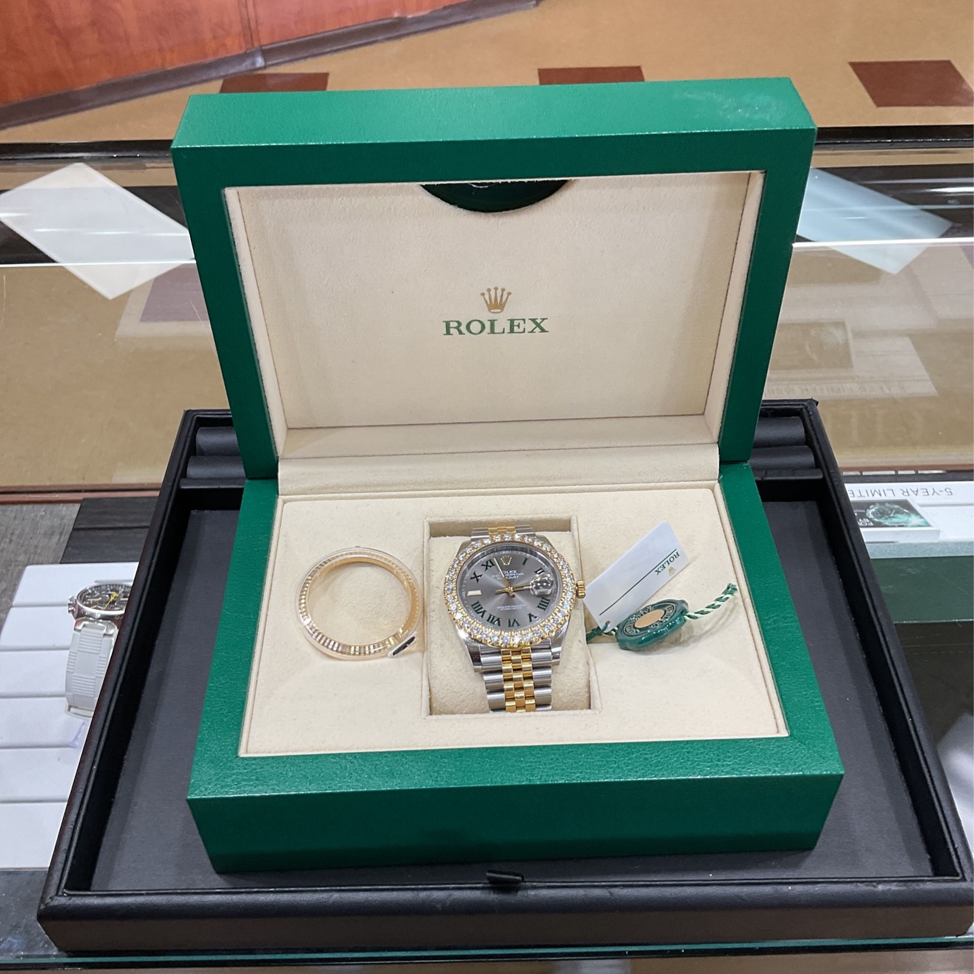 Rolex Datejust 41mm Wimbledon Oyster steel Yellow Gold Jubilee 2020 