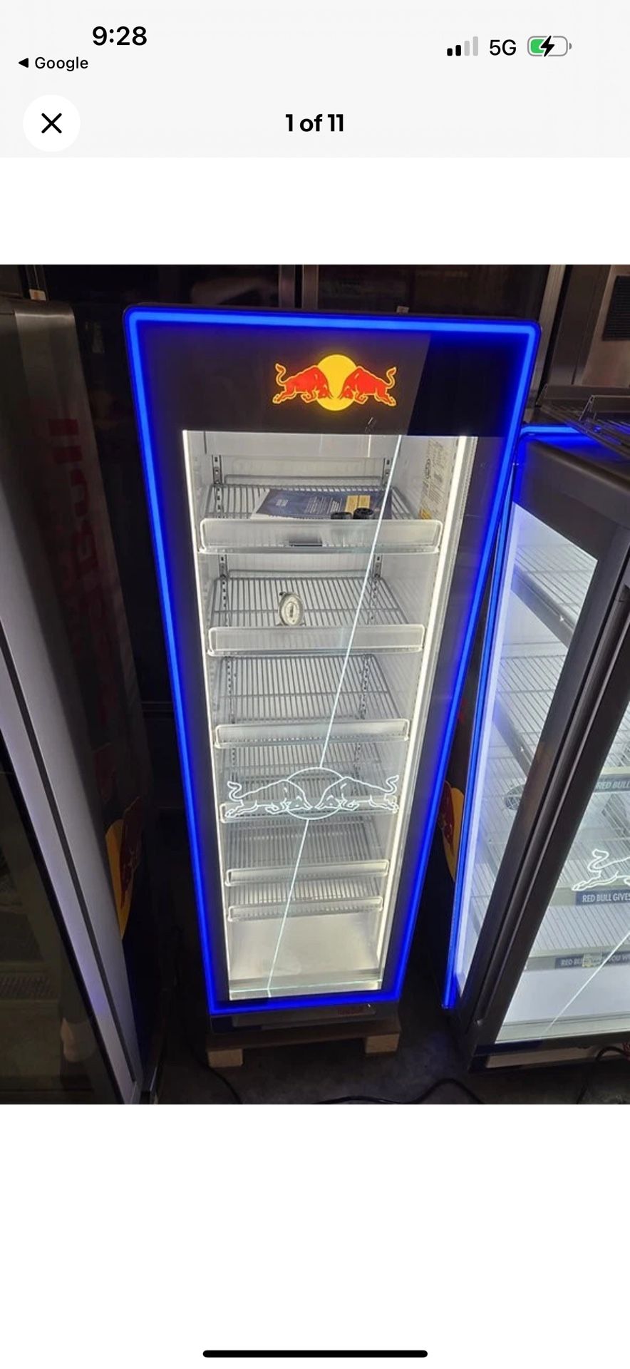 Red Bull Refrigerator Brand New Inside Box 