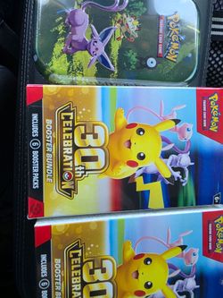 Pokémon TCG 30th Celebration Booster Bundle x2 + Tin