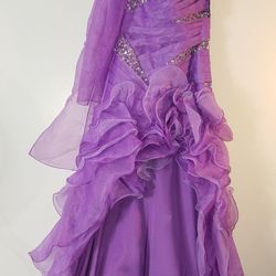 Purple cinderella dress