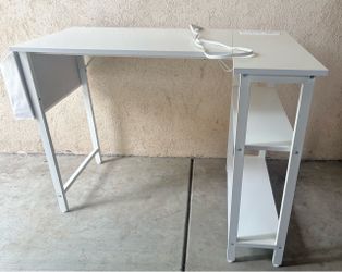 White desk