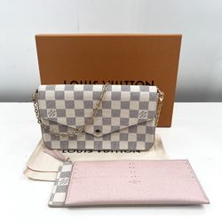 Authentic  Louis Vuitton Felicie Pochette Crossbody Bag – Excellent Condition