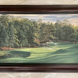 Linda Hartough RARE 11th Hole Dogwood Painting