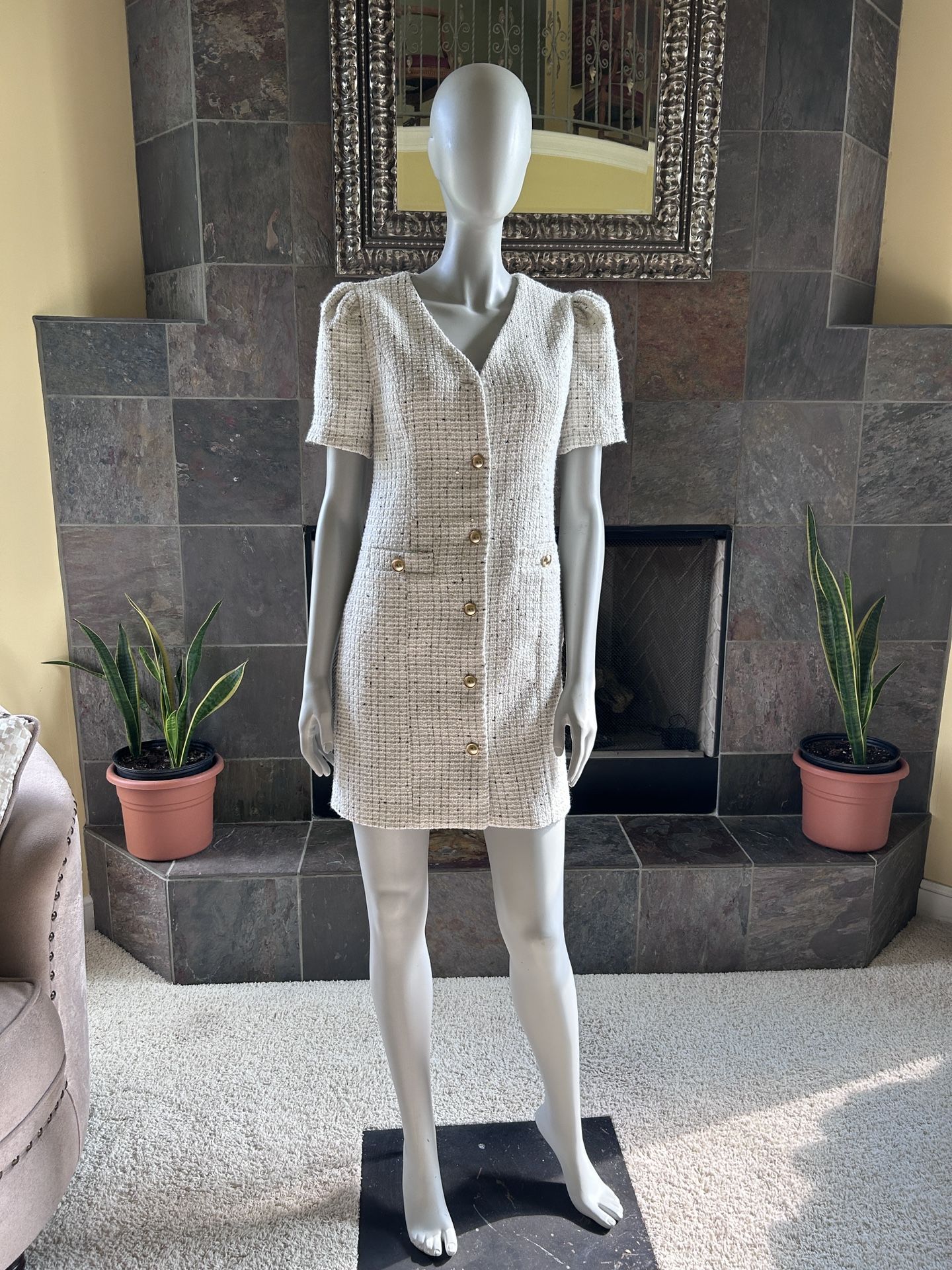 NWT Cache Tweed Dress 