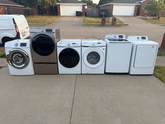 Washers and dryers