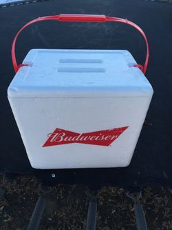 Budweiser White Foam Cooler